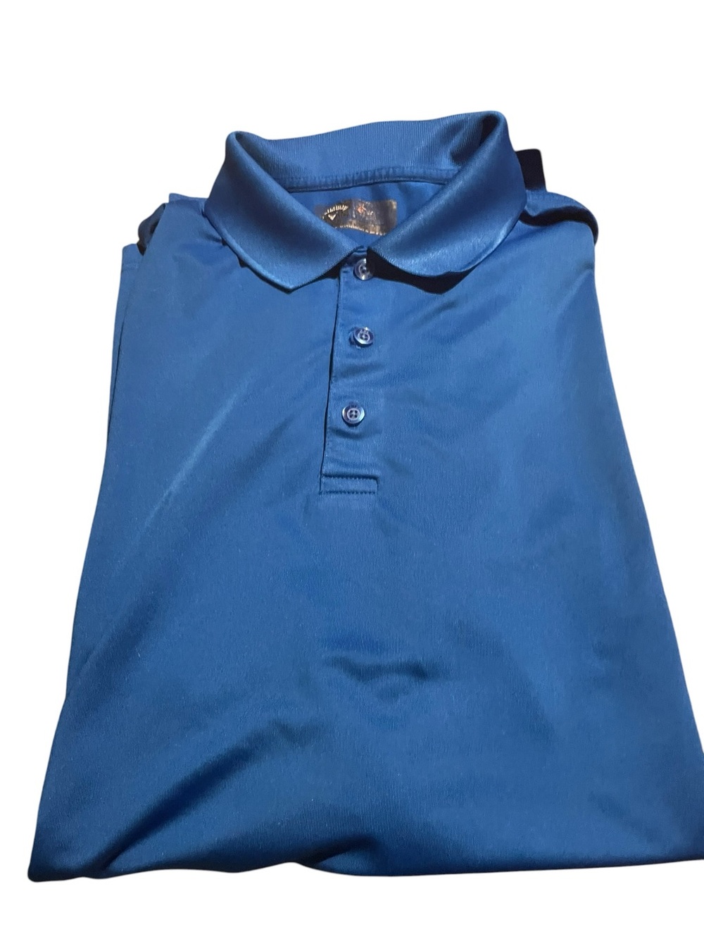 Callaway XXL Men's Blue Polo Shirt – Classic Short-Sleeve Performance - Picture 1 of 2